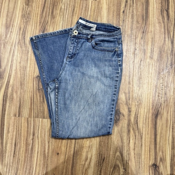 DKNY Women's Blue Jeans Bootcut Mid Rise‎ Size 12 / 32x30 - Picture 10 of 11